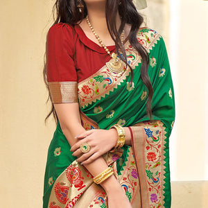green-woven-paithani-saree-143252