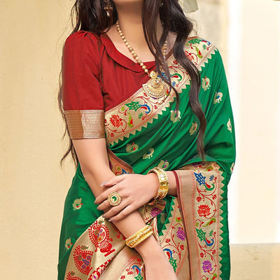 green-woven-paithani-saree-143252