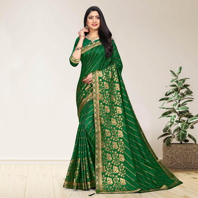 green-woven-vichitra-silk-saree-5