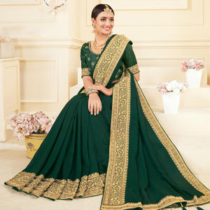 green-woven-vichitra-silk-saree-1
