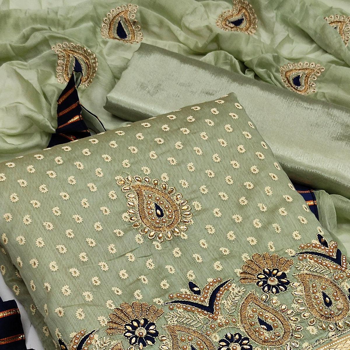 green-zardosi-work-fancy-fabric-dress-material