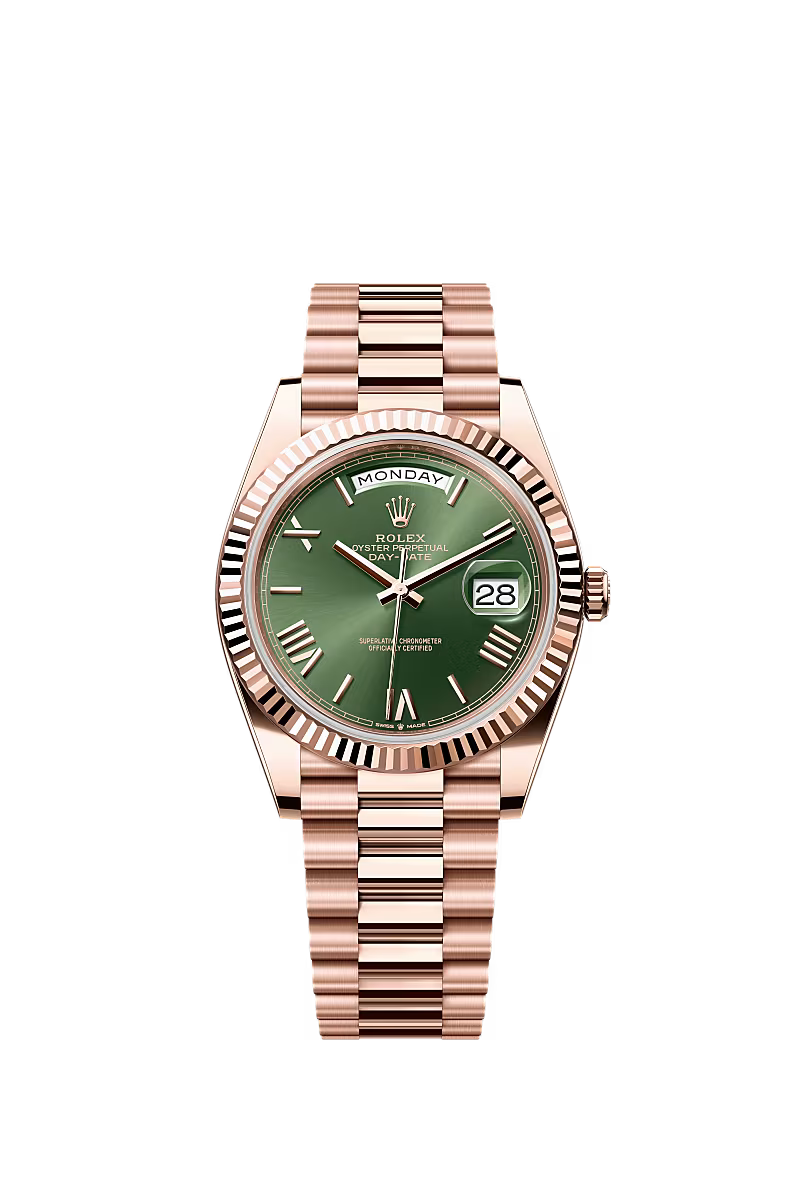 ROLEX DAY-DATE 40MM 'Olive green' 228235