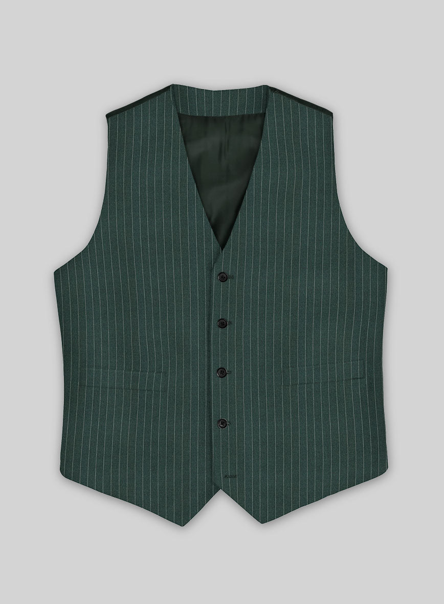 Green Pinstripe Waist Coat