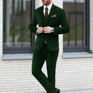 Green Velvet Suit