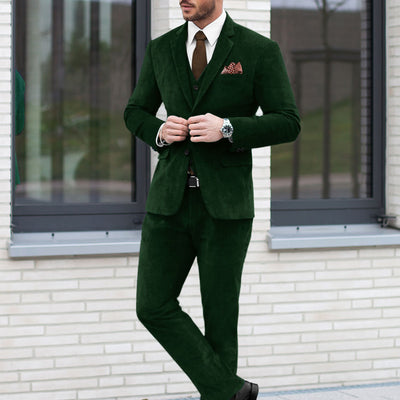 Green Velvet Suit