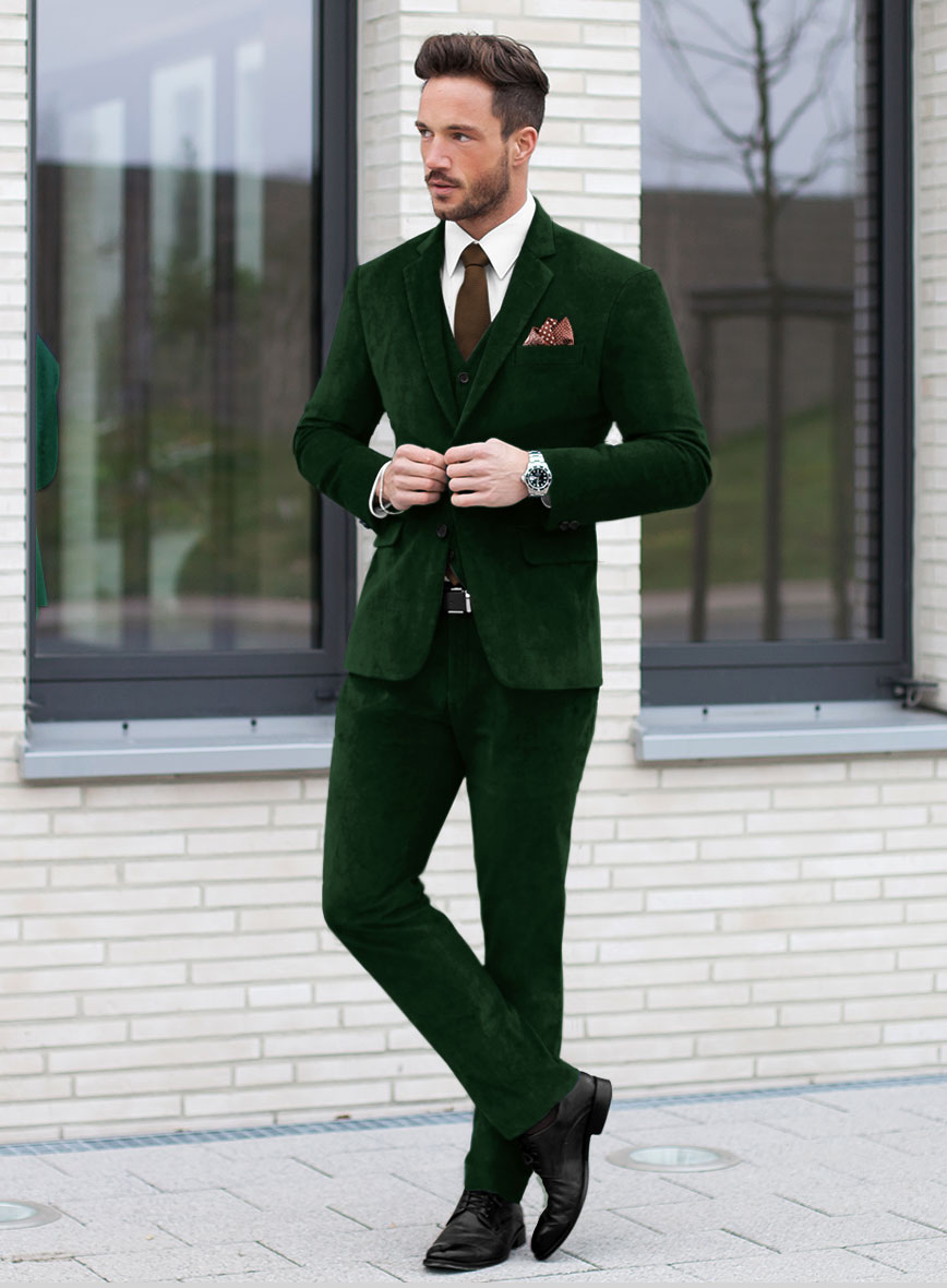 Green Velvet Suit