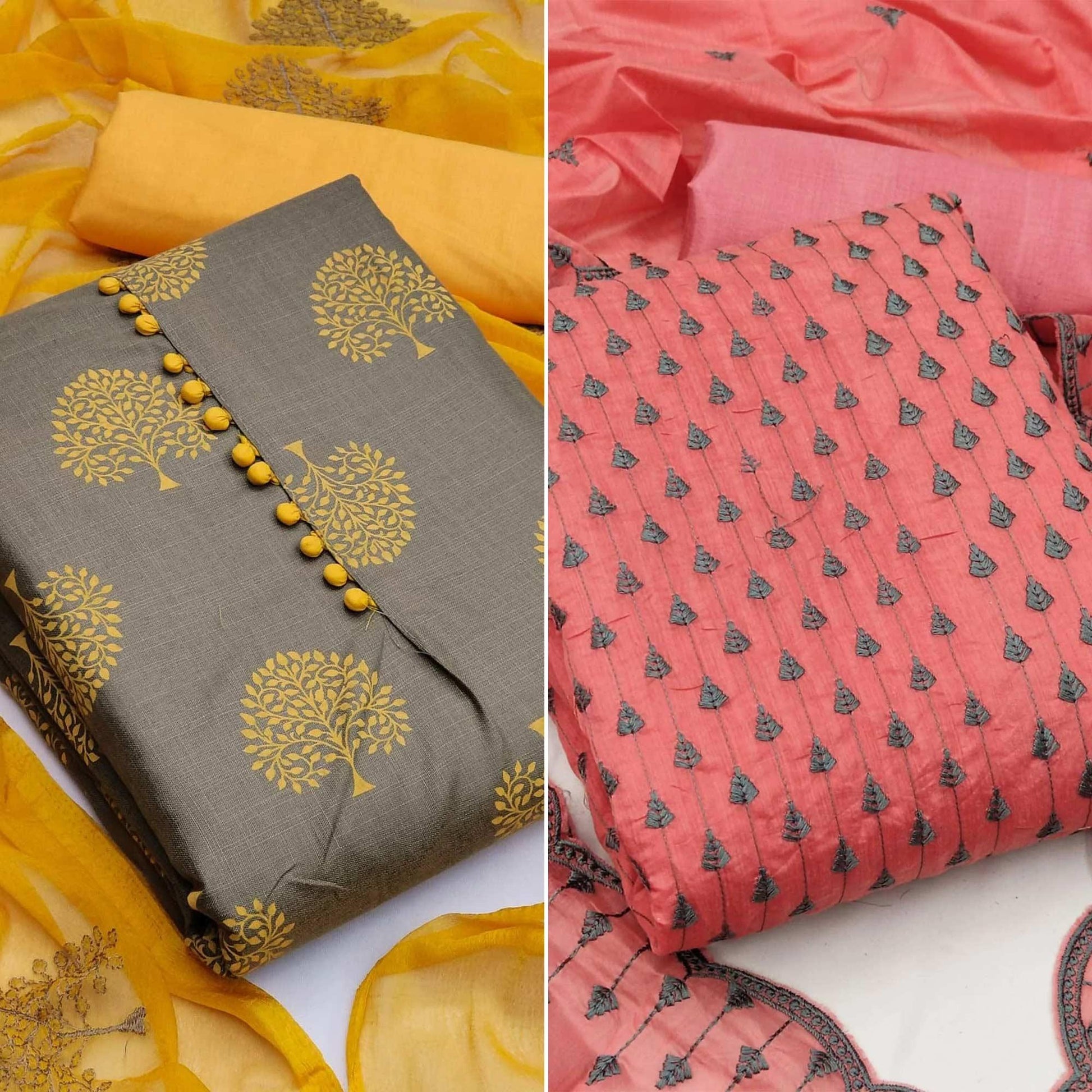 grey-and-gajari-pink-dress-materail-pack-of-2