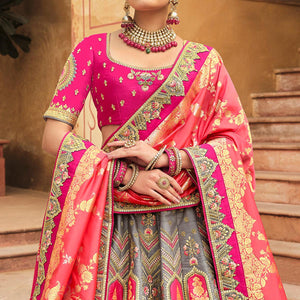 grey-rose-pink-wedding-wear-woven-embellished-banarasi-silk-lehenga-choli-140610