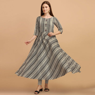 grey-black-casual-wear-stripes-printed-chanderi-cotton-dress