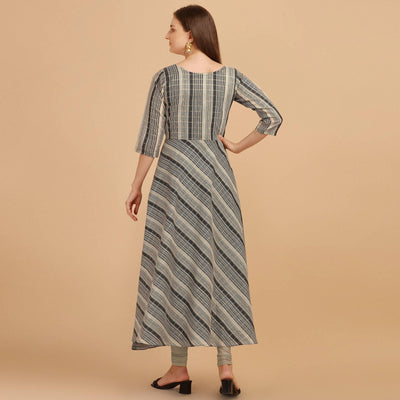 grey-black-casual-wear-stripes-printed-chanderi-cotton-dress
