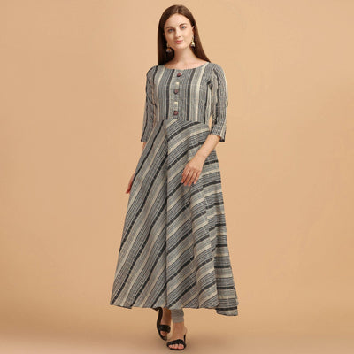 grey-black-casual-wear-stripes-printed-chanderi-cotton-dress