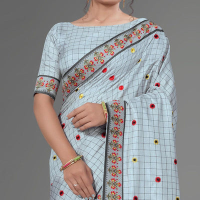 grey-casual-bhagalpuri-silk-woven-saree-with-unstitched-blouse-93861