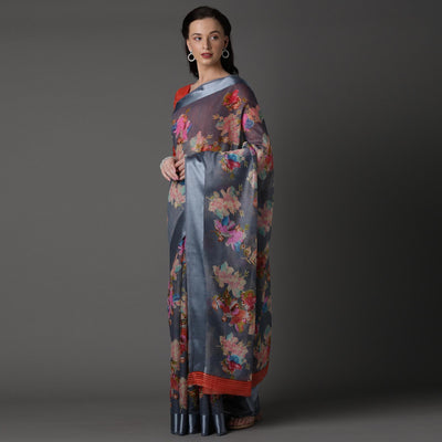 grey-casual-cotton-silk-with-satin-patta-printed-saree-with-unstitched-blouse-93997