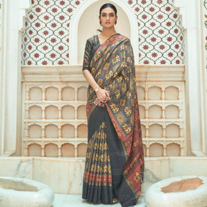 grey-casual-wear-digital-printed-assam-silk-saree-134057