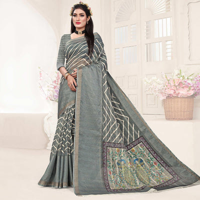 grey-casual-wear-digital-printed-cotton-silk-saree-140693