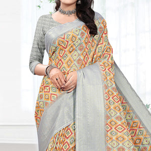 grey-casual-wear-digital-printed-cotton-silk-saree-140665