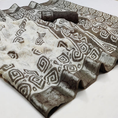 grey-casual-wear-digital-printed-pure-linen-saree-134932