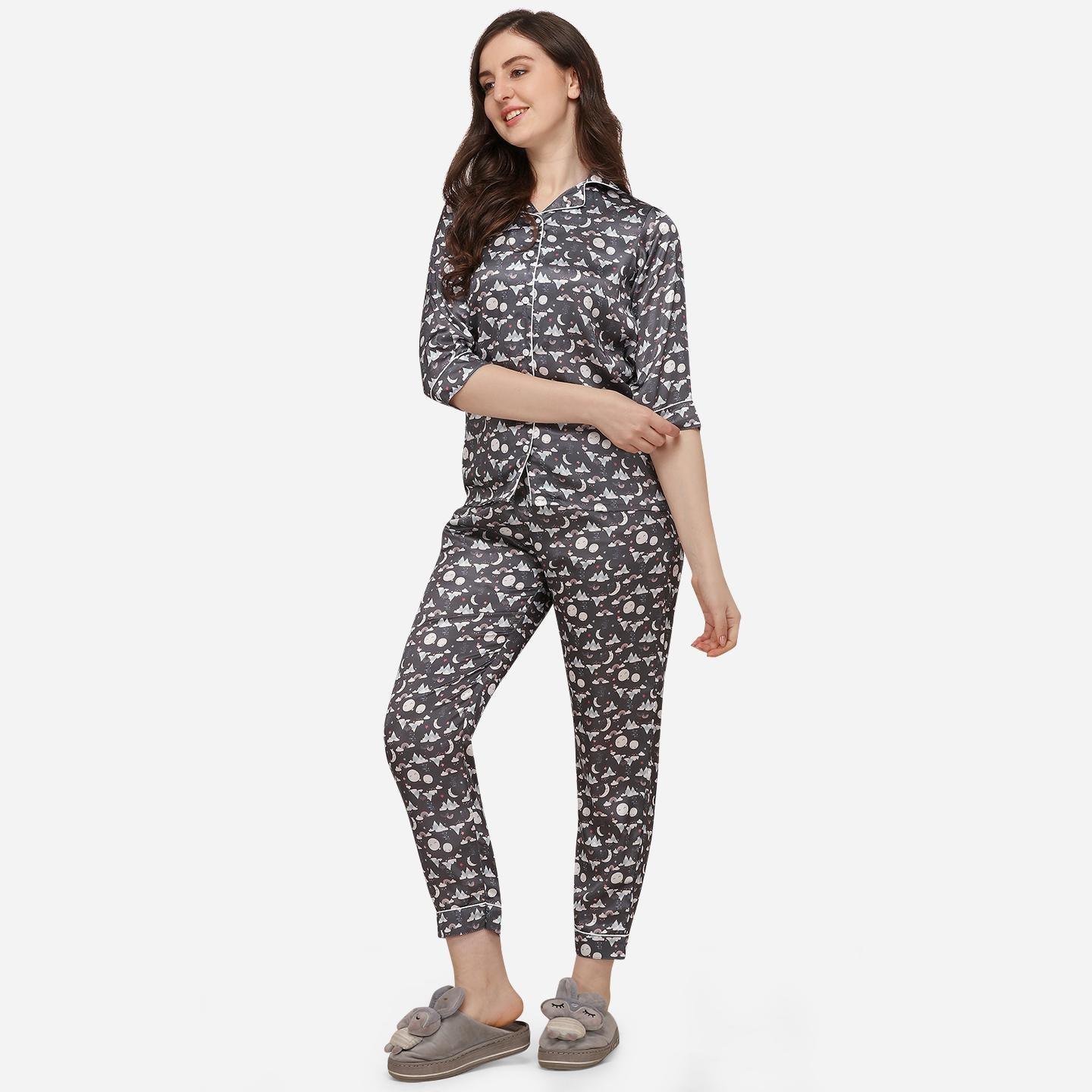 grey-casual-wear-digital-printed-satin-night-suit-125903