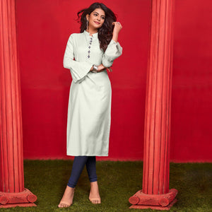 grey-casual-wear-embroidered-jam-cotton-kurti-138437
