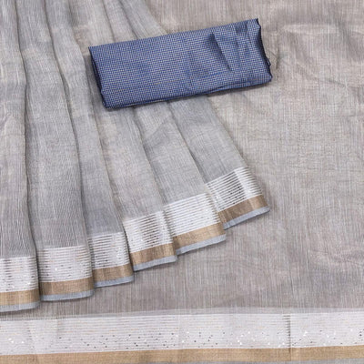 grey-casual-wear-embroidered-cotton-saree-with-tassels-140628