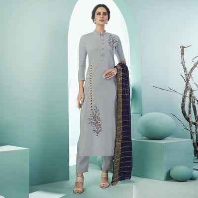 grey-partywear-embroidered-cotton-suit-118839