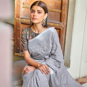 grey-casual-wear-embroidered-linen-saree-118721