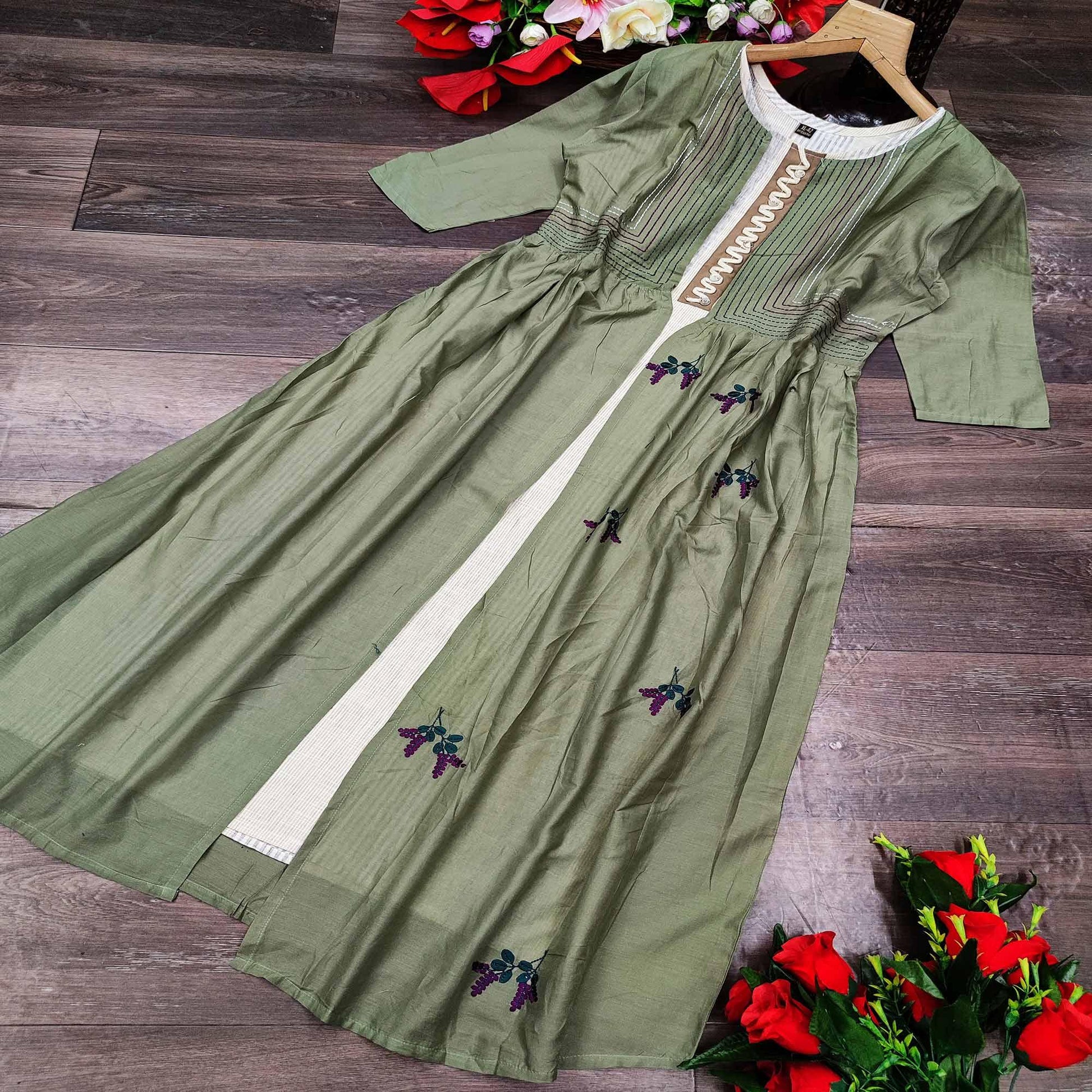 grey-party-wear-embroidery-with-handwork-muslin-gown-116336