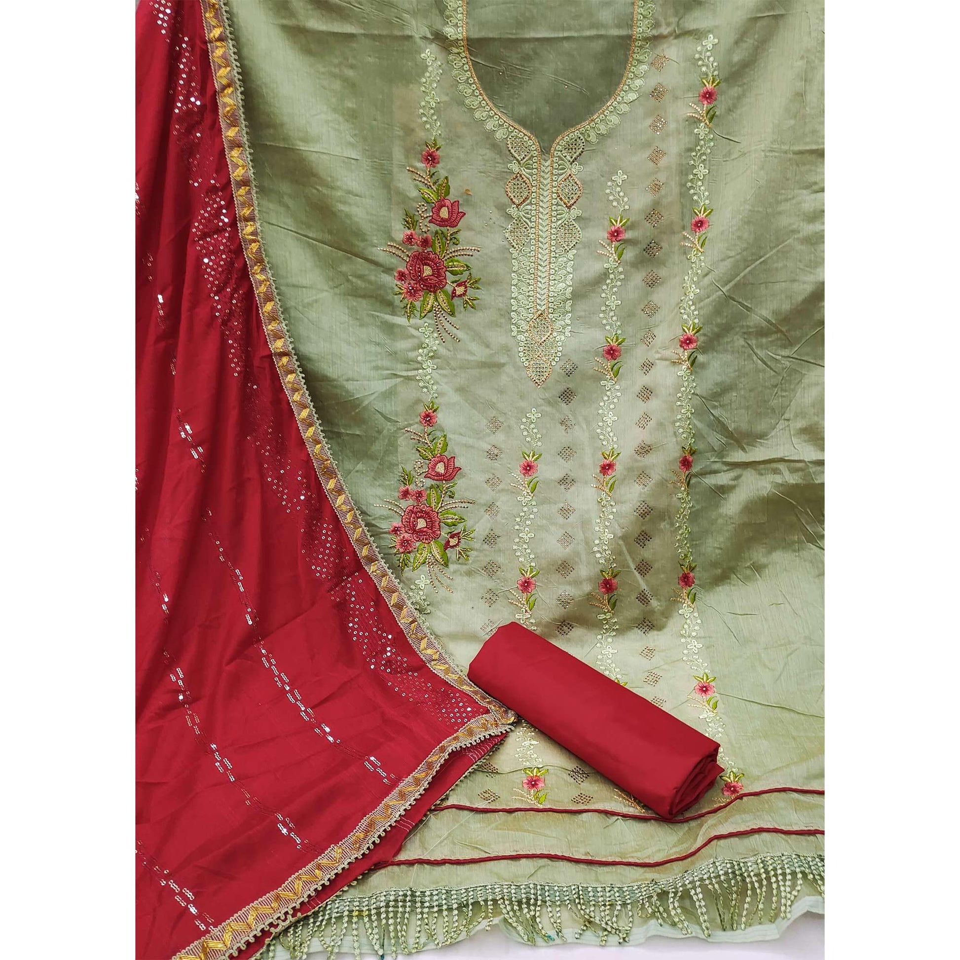 grey-casual-wear-floral-embroidered-chanderi-dress-material-130556