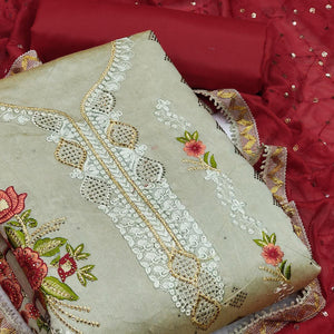 grey-casual-wear-floral-embroidered-chanderi-dress-material-130556