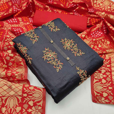 grey-festive-wear-floral-embroidered-glass-cotton-dress-material-108788