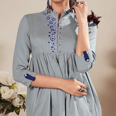 grey-casual-wear-floral-embroidered-rayon-top-140352
