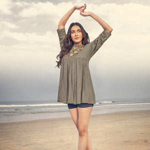 grey-casual-wear-floral-embroidered-rayon-top-142511