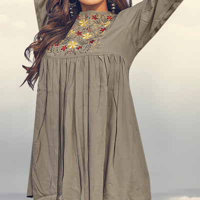 grey-casual-wear-floral-embroidered-rayon-top-142511