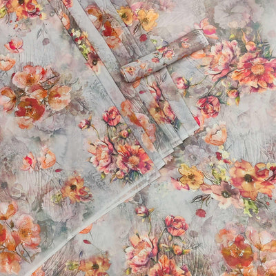 grey-casual-wear-floral-printed-georgette-saree-141984