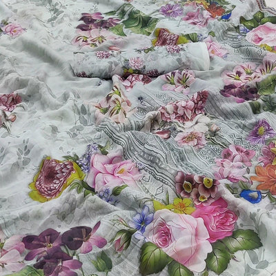 grey-casual-wear-floral-printed-georgette-saree-141682