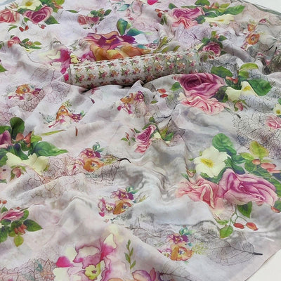 grey-casual-wear-floral-printed-georgette-saree-141678