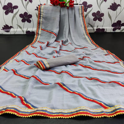 grey-partywear-leheriya-soft-chiffon-saree-with-fancy-border-114719