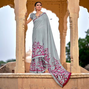 grey-casual-wear-printed-cotton-silk-saree-123673