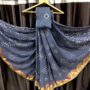 grey-casual-wear-printed-hand-bandhej-zari-border-pure-cotton-saree-131378