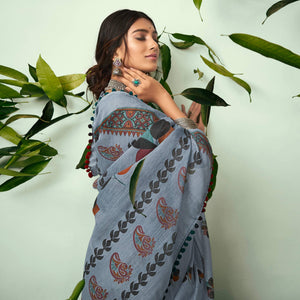 grey-casual-wear-printed-mul-mul-cotton-saree-126543