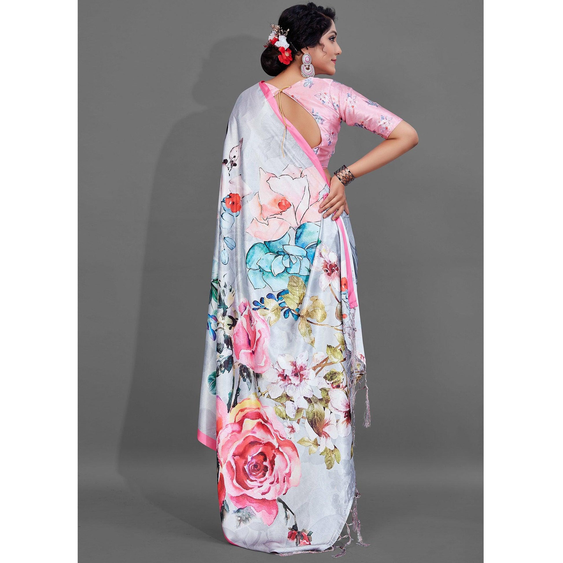 grey-casual-wear-printed-satin-silk-saree-126515