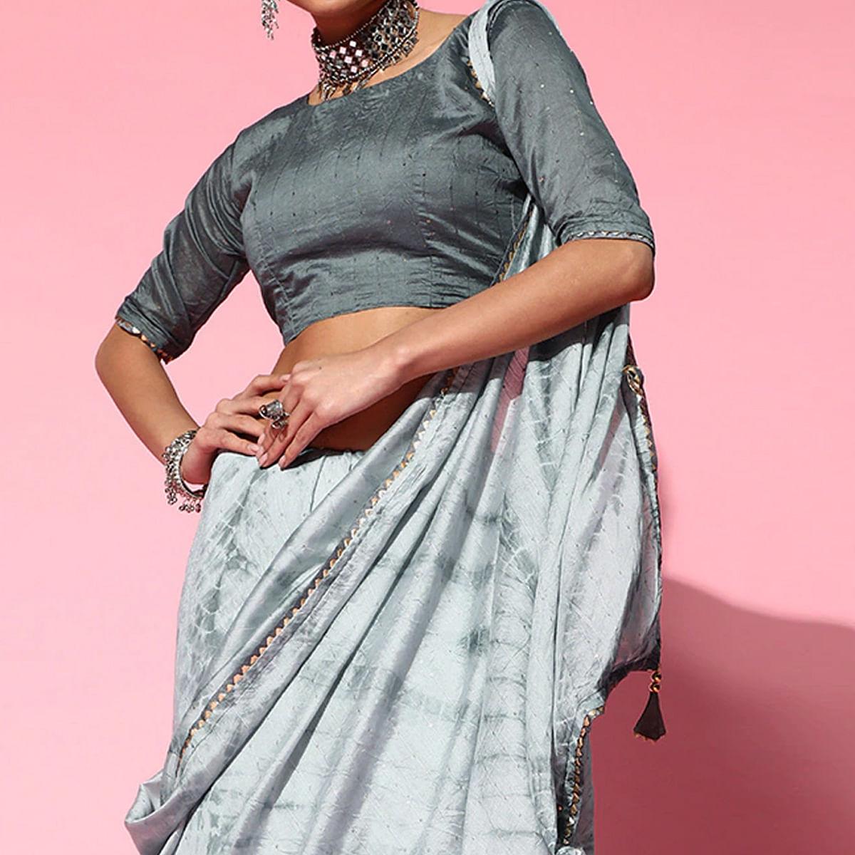 grey-casual-wear-sequence-work-pure-cotton-silk-saree-126155