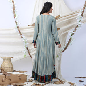 grey-casual-wear-stripes-printed-rayon-long-kurti-122756