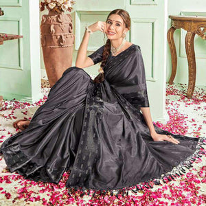 grey-casual-wear-sworski-work-dola-silk-saree-124105