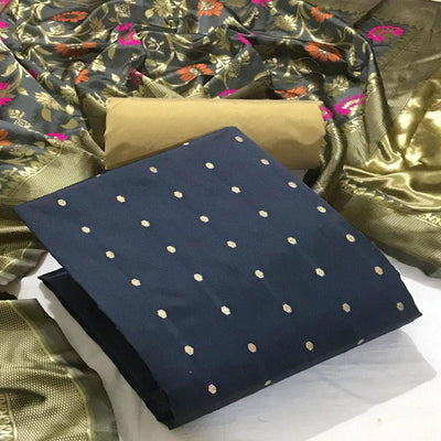 grey-casual-wear-woven-banarasi-silk-dress-material-120276