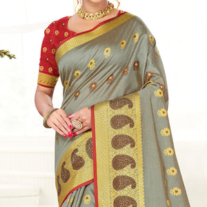 grey-casual-wear-woven-cotton-handloom-saree-115719