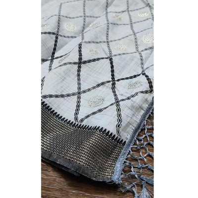 grey-casual-wear-woven-cotton-saree-with-mukaish-work-118585