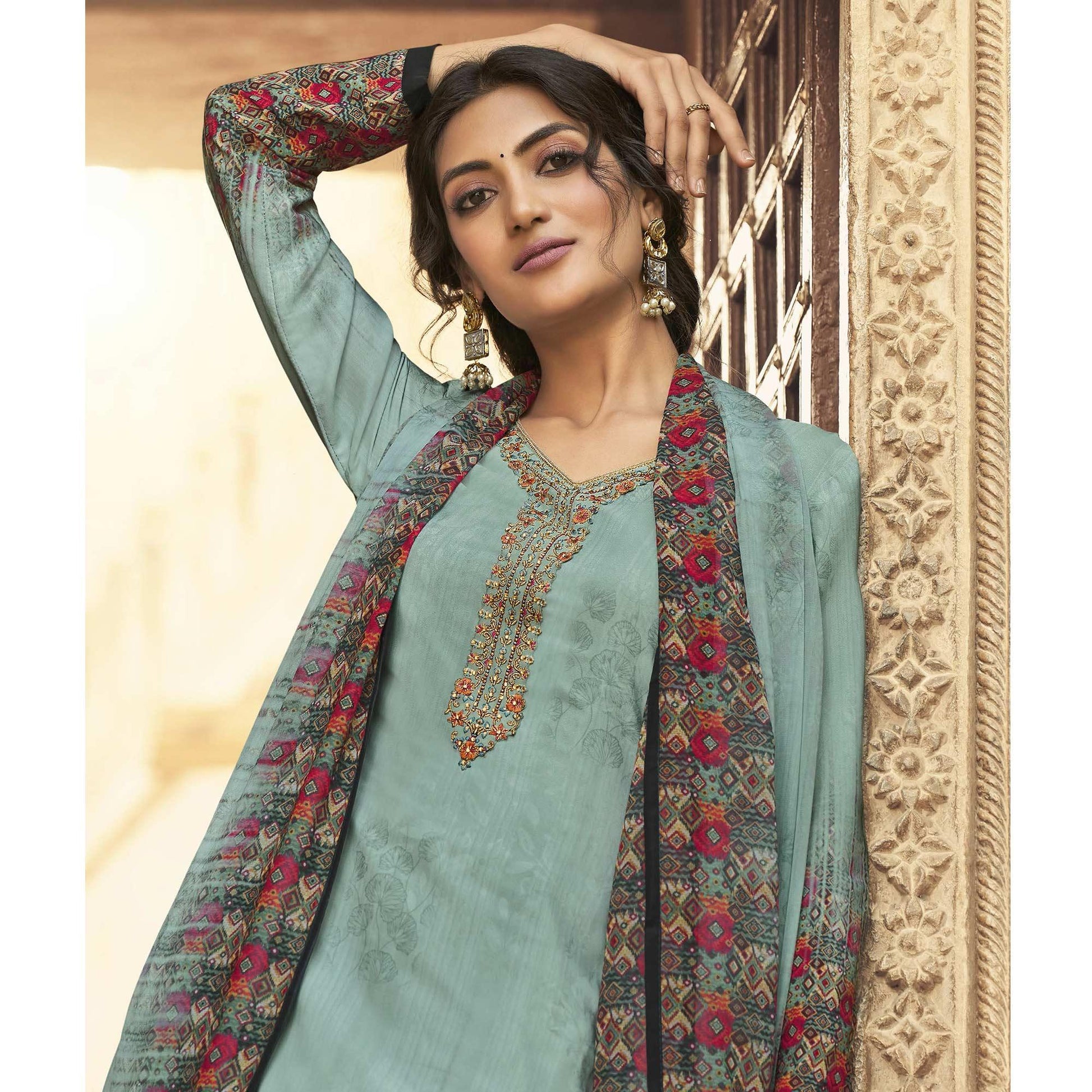 grey-digital-printed-art-silk-palazzo-suit
