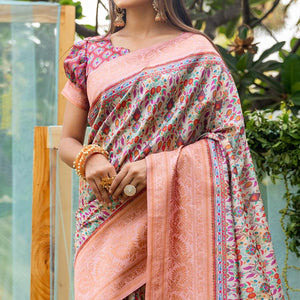 grey-digital-printed-art-silk-saree