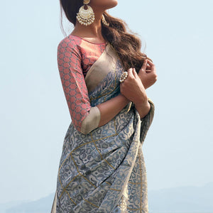 grey-digital-printed-linen-saree-1